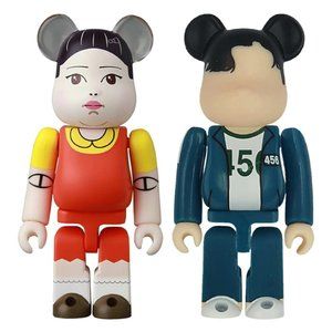 Bearbrick Series 44 Squid Game Set of 2 (Secret 456) Netflix Medicom 100%